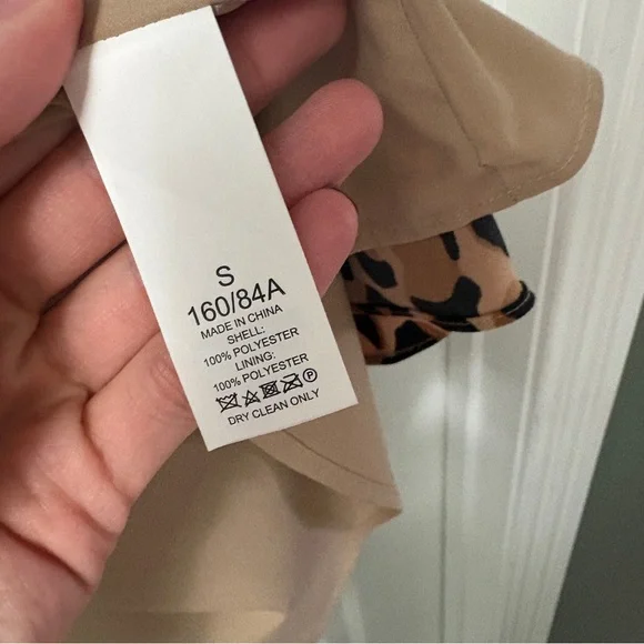 Kate Spade Brown Leopard Print Midi Wrap Dress - Picture 5 of 5